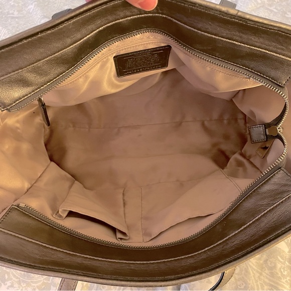 Coach Alexis Snake Print Carryall Tote - Picture 12 of 12